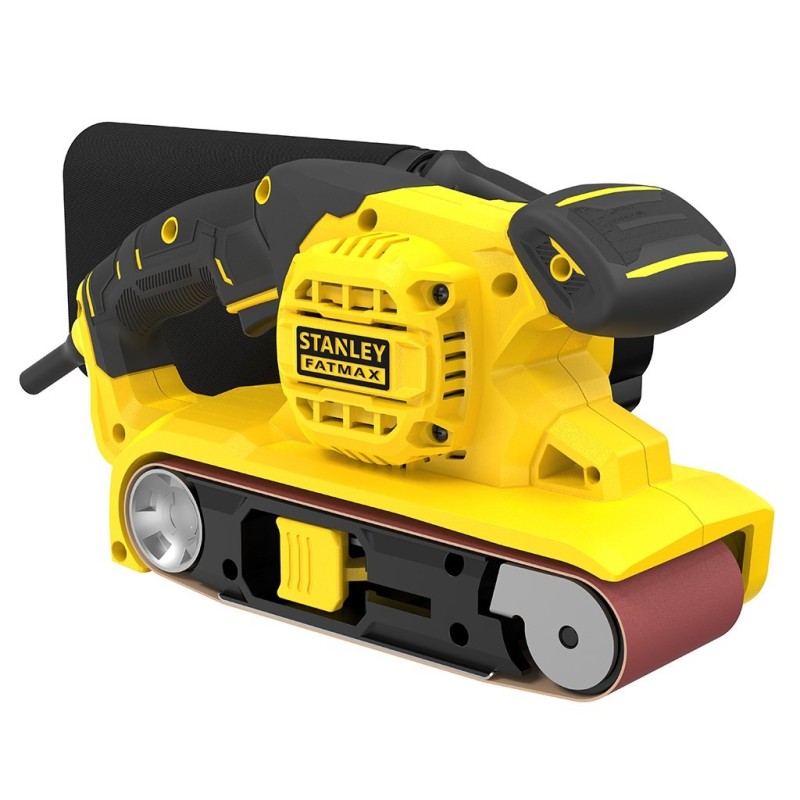 Stanley FMEW204K przenośna szlifierka Szlifierka taśmowa 380 RPM Czarny, Żółty Stanley FMEW204K przenośna szlifierka Szlifierka taśmowa 380 RPM Czarny, Żółty