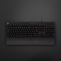 Klawiatura Logitech 920-008093 (mechaniczna USB 2.0 (US) kolor czarny)