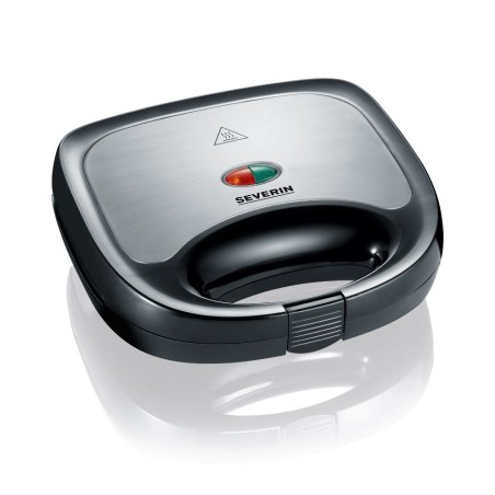 SEVERIN SANDWICH-TOSTER, STAL, PŁYTY Z POWŁOKĄ ANTYADHEZYJNĄ, ŁATWE CZYSZCZENIE, GUMOWE NÓŻKI, MOC 600W SA2969