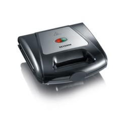 SEVERIN SANDWICH-TOSTER, 3 WYMIENNE NIEPRZYWIERAJĄCE PŁYTY DO KANAPEK, GRILLOWANIA I GOFRÓW, MOC 1000W SA2968