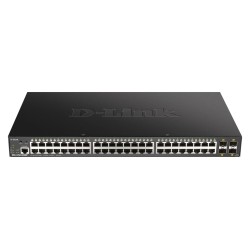 Przełącznik D-Link DGS-1250-52XMP E DGS125052XMP DGS-1250-52XMP/E - Przełącznik - Światłowód