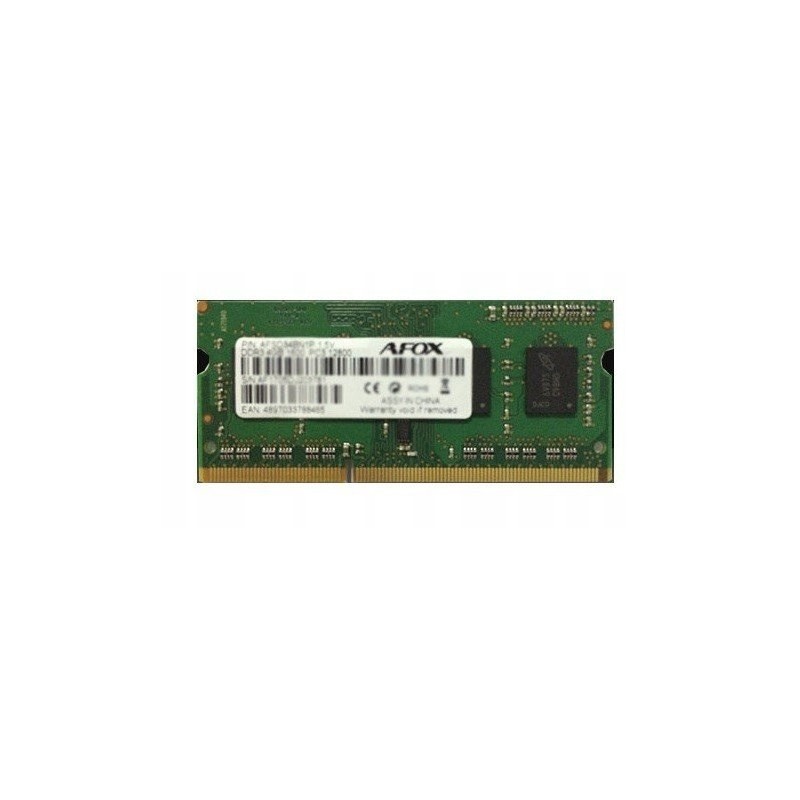 AFOX SO-DIMM DDR3 8GB 1866MHZ LV 1,35V AFSD38CK1L AFOX SO-DIMM DDR3 8GB 1866MHZ LV 1,35V AFSD38CK1L