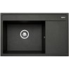 Zlewozmywak granitowy PYRAMIS CAMEA (79x50) 1B 1D L 070058501 karbon