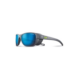Okulary Julbo Camino M - matowy ciemny szary| Polarized 3 Flash Bleu
