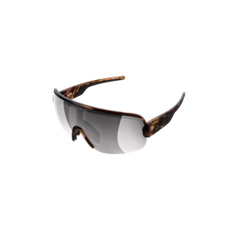 Okulary rowerowe POC Aim brÄ…zowy - Clarity Road/Sunny Silver cat 3
