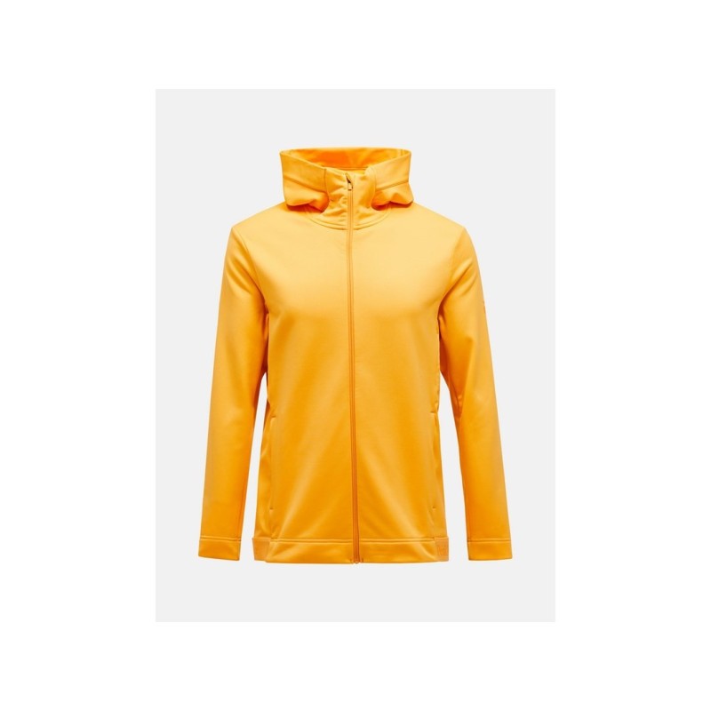 Bluza PEAK PERFORMANCE Rider Tech Zip Hood Men pomarańczowy