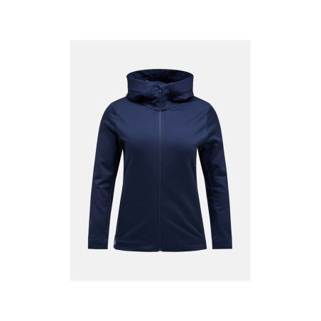 Bluza Peak Performance W Rider Tech Zip Hood niebieski