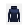 Bluza Peak Performance W Rider Tech Zip Hood niebieski