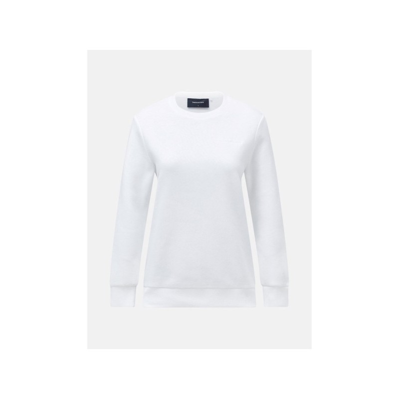Bluza Peak Performance W Original Small Logo Crewneck biały