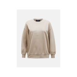 Bluza Peak Performance W Original Terry Crew beżowy
