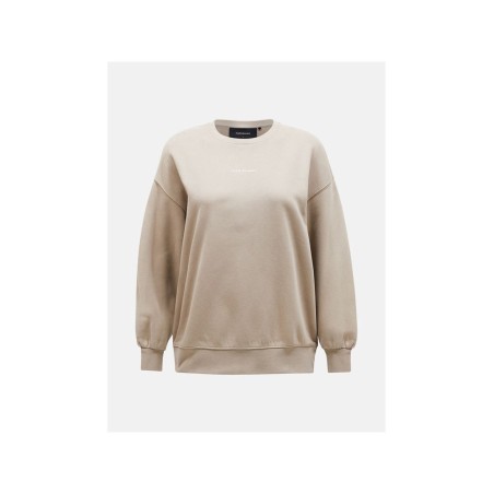 Bluza Peak Performance W Original Terry Crew beżowy