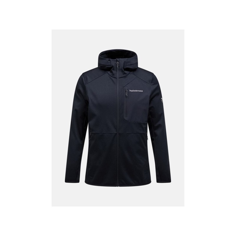 Bluza PEAK PERFORMANCE M Utility Light Zip Hood czarny