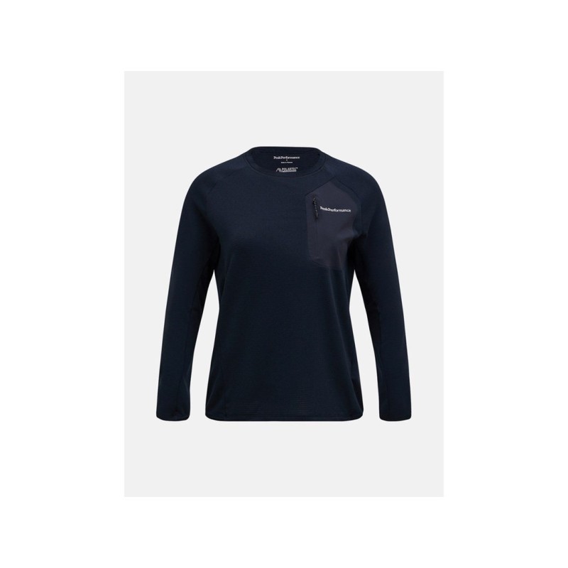 Bluza PEAK PERFORMANCE W Freelight Polartec Grid Crew czarny