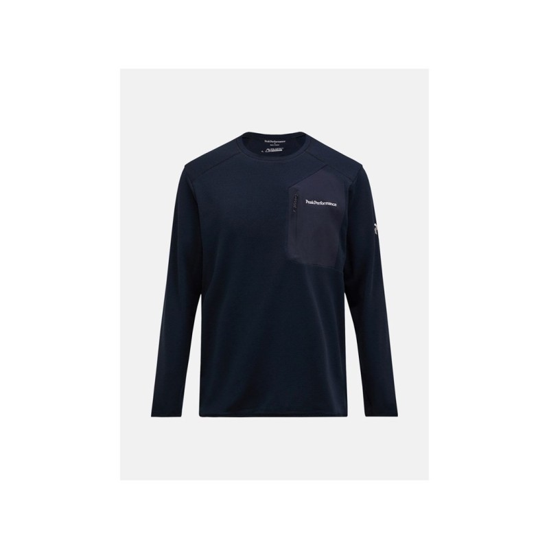 Bluza PEAK PERFORMANCE M Freelight Polartec Grid Crew czarny
