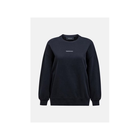 Bluza Peak Performance W Original Terry Crew czarny