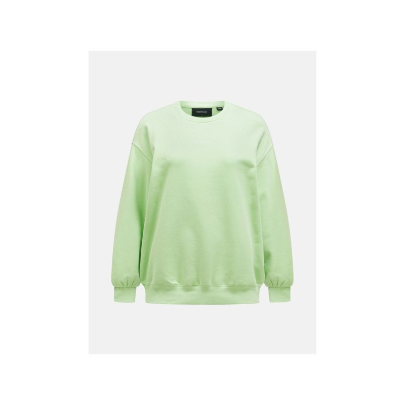 Bluza PEAK PERFORMANCE Original Terry Crew Women zielony
