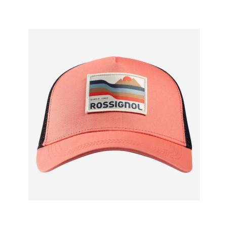 Czapka z daszkiem ROSSIGNOL Waterfall Mesh Cap rĂłĹĽowa
