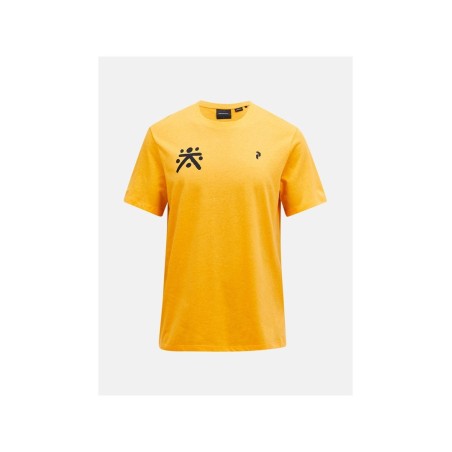 Koszulka PEAK PERFORMANCE Explore Graphic Tee Men pomaraĹ„czowy