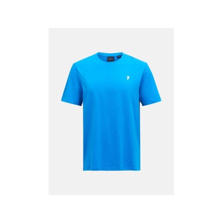 Koszulka z nadrukiem Peak Performance Explore Graphic Tee - brilliant blue rozmiar: l