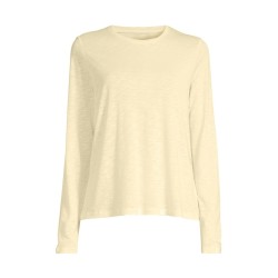 Koszulka damska treningowa Casall Soft Texture Long Sleeve żółty