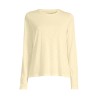 Koszulka damska treningowa Casall Soft Texture Long Sleeve żółty