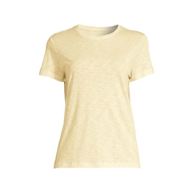 Koszulka damska Casall Soft Texture Tee żółty