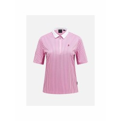 Koszulka PEAK PERFORMANCE W Graphic SS Zip Polo