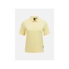 Koszulka PEAK PERFORMANCE W Comfort Zip Polo Żółty