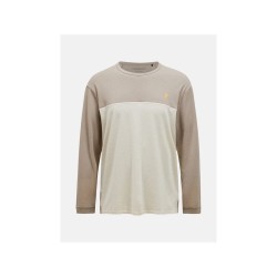 Koszulka PEAK PERFORMANCE M Trail Wool Blend LS beżowy