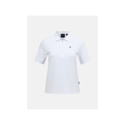 Koszulka PEAK PERFORMANCE W Comfort Zip Polo biały
