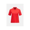 Koszulka PEAK PERFORMANCE W Comfort Zip Polo czerwony