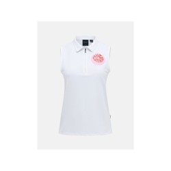 Koszulka PEAK PERFORMANCE W Comfort Zip SL Polo biały