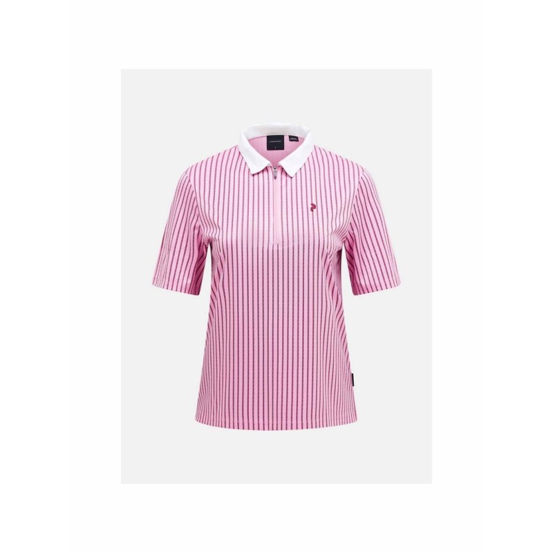 Koszulka PEAK PERFORMANCE W Graphic SS Zip Polo