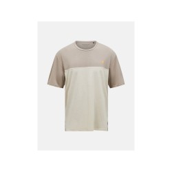 Koszulka PEAK PERFORMANCE M Trail Wool Blend SS beżowy