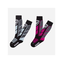 Skarpety Rossignol Jr Thermotech 2P rĂłĹĽowy