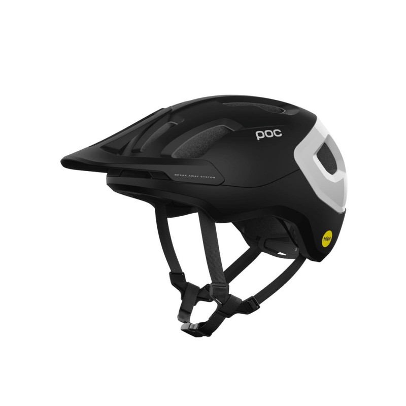 Kask rowerowy POC Axion Race Mips czarno biały