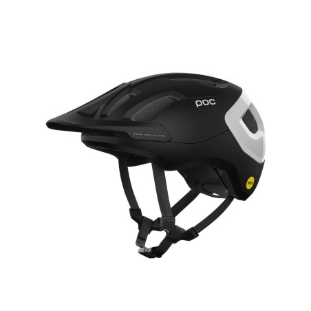 Kask rowerowy POC Axion Race Mips czarno biały
