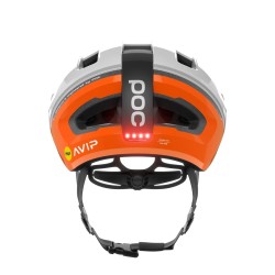 Kask rowerowy POC Omne Beacon MIPS GR M/54-59 cm Pomarańczowy, Biały