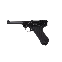 Wiatrówka pistolet RANGER P08 Parabellum KWC kal. 4,5 BBs BLOW BACK 21 strz. FULL METAL CO2 (AAKCMB410AZB)