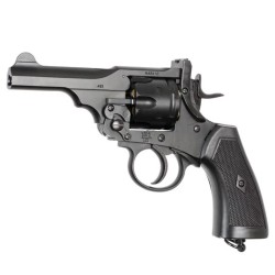 Rewolwer WEBLEY MKVI .455 Police kal.4,5 mm Diabolo łuski 6-strzał. lufa 4" CO2 Black Ekp do17J