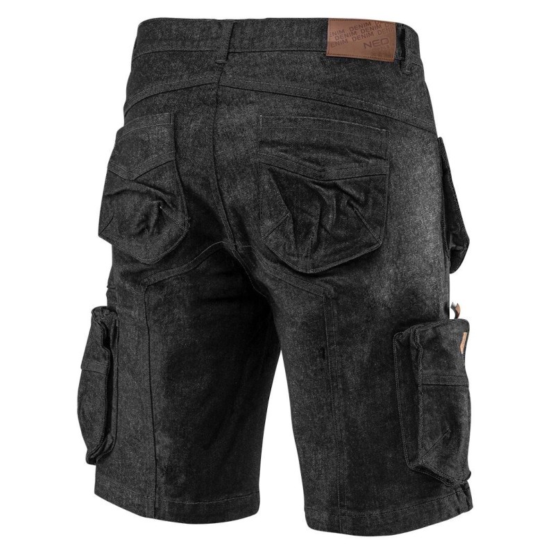 Krótkie spodenki robocze Neo Tools DENIM, czarne, rozmiar XS Krótkie spodenki robocze Neo Tools DENIM, czarne, rozmiar XS