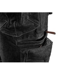 Krótkie spodenki robocze Neo Tools DENIM, czarne, rozmiar XS