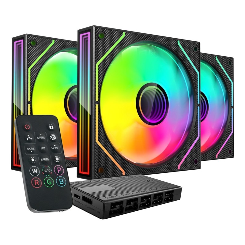 TACENS MARS MF-3DPROKIT FANS 120 ARGB x3 BK- wentylatory+hub+pilot (TACMARS-MF3DPROKIT) TACENS MARS MF-3DPROKIT FANS 120 ARGB x3 BK- wentylatory+hub+pilot (TACMARS-MF3DPROKIT)