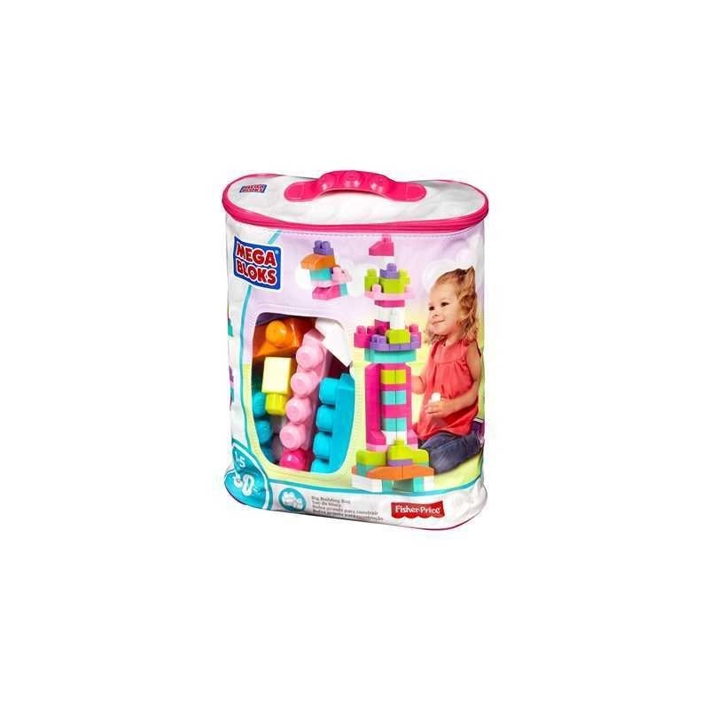 Klocki Mega Bloks First Builders CYP72/DCH63 80 elementów Torba niebieska Klocki Mega Bloks First Builders CYP72/DCH63 80 elementów Torba niebieska