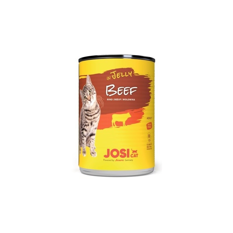 JOSERA JosiCat Wołowina w galaretce - mokra karma dla kota - 400 g