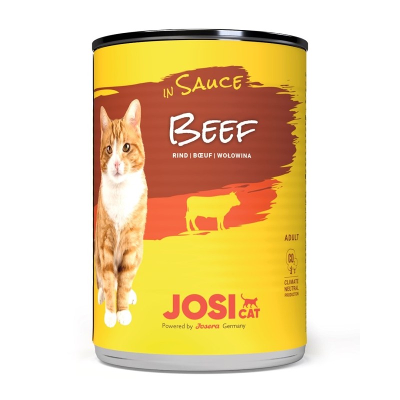 JOSERA JosiCat Wołowina w sosie - mokra karma dla kota - 415 g