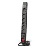 Listwa zasilająca ACAR S6 USB A+C 5M 6X 230V PL PD 3.0 QC czarna