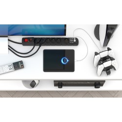 Listwa zasilająca ACAR S6 USB A+C 5M 6X 230V PL PD 3.0 QC czarna