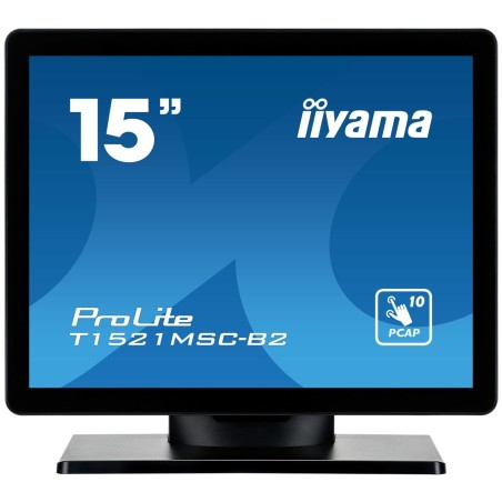 Monitor dotykowy T1521MSC-B2 15 cali PCAP bezel free front