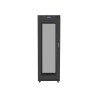 LANBERG SZAFA STOJĄCA RACK 19" 37U 600X800 DRZWI PERFOROWANE LCD CZARNA FF01-6837-23BL (FLAT PACK)
